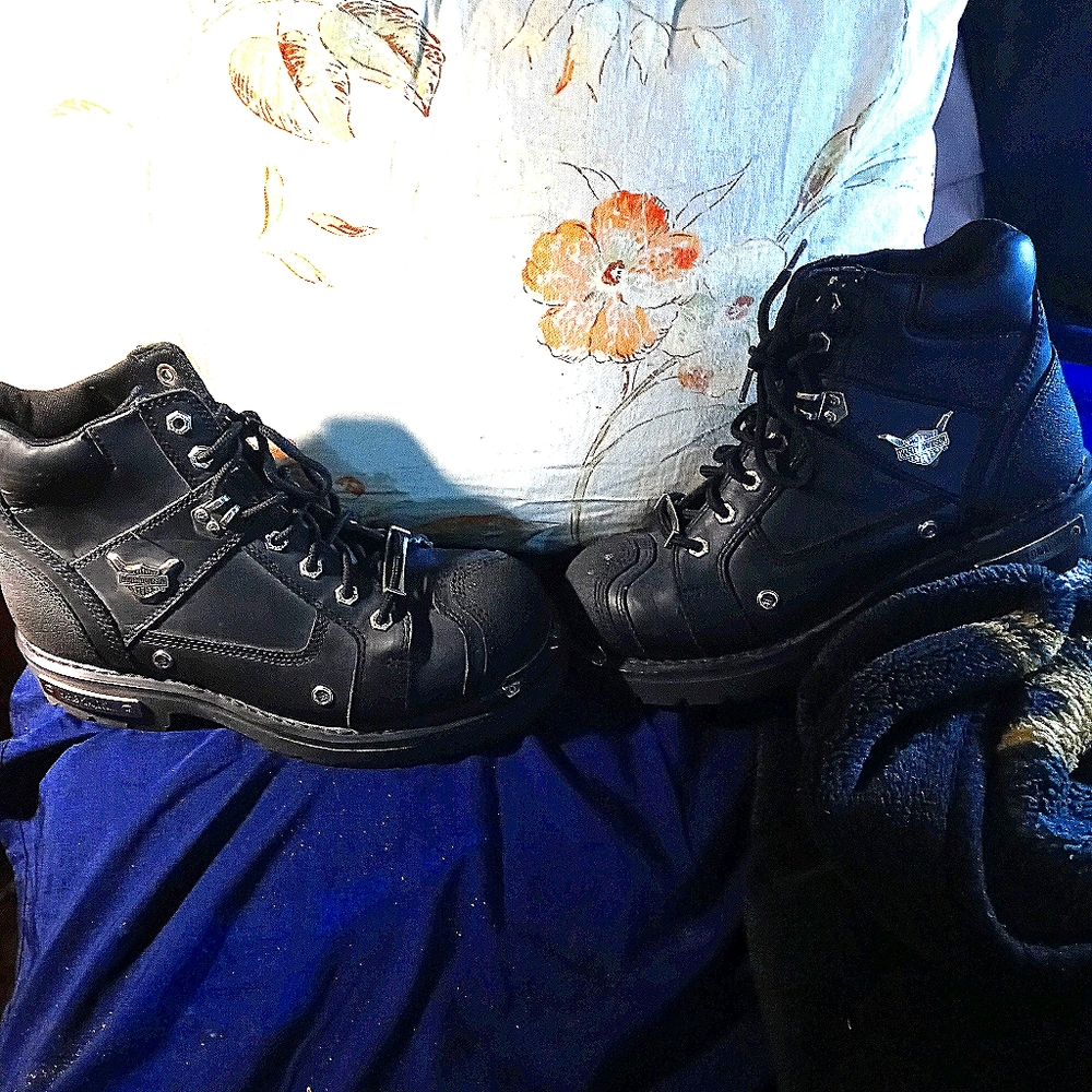 Mens Harley Davidson work boots